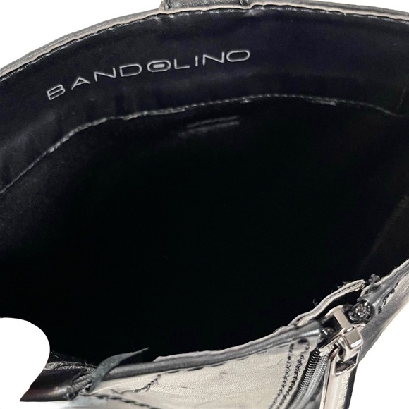 🎉 HP! ❤️ Bandolino Cazadora Black Leather Riding Boots - Picture 10 of 12